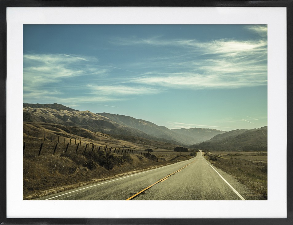 US Highway - Unik kunst plakat